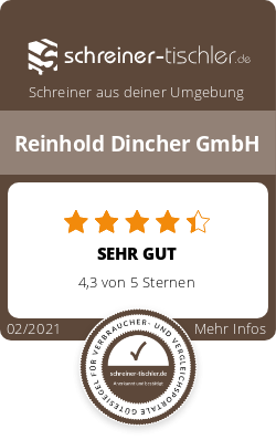Reinhold Dincher GmbH auf Schreinersache.de